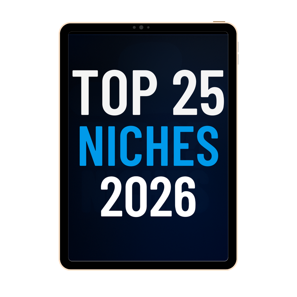TOP 25 DES NICHES EN 2026 À -50% !